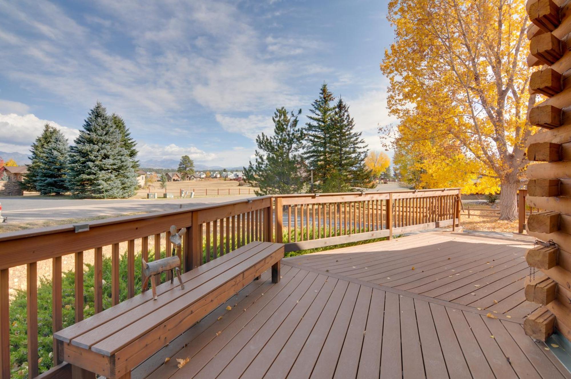 Rustic Village Lake Cabin Escape With Deck And Grill! พาโกซาสปริงส์ ภายนอก รูปภาพ
